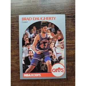 Brad Daugherty 1990-1991 NBA Hoops #73 - Cleveland Cavaliers - NBA - Fresh Pull